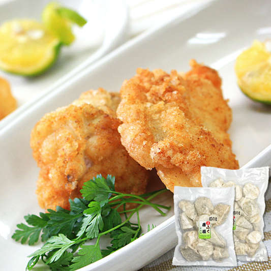 国産 天然ふぐ唐揚／下関工場直送、株式会社魚重