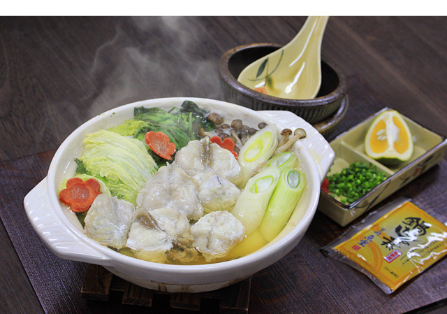国産まふぐちり鍋用200g　調理例