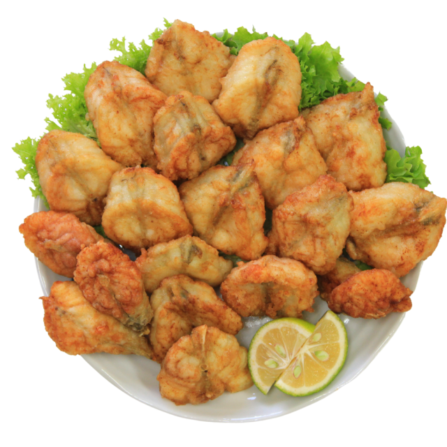 真ふぐ唐揚ブツ切１kg（骨あり）