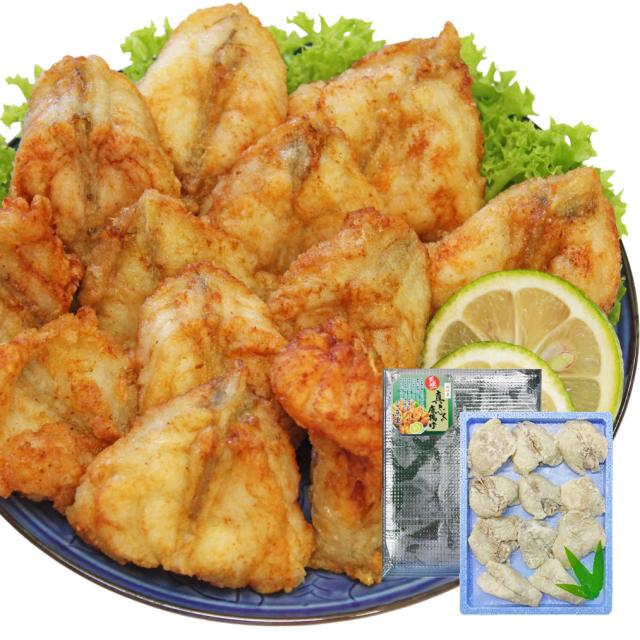 国産 天然真ふぐ唐揚ブツ切500g（骨あり）メイン画像