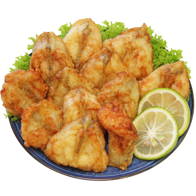 真ふぐ唐揚ブツ切500g（骨あり）