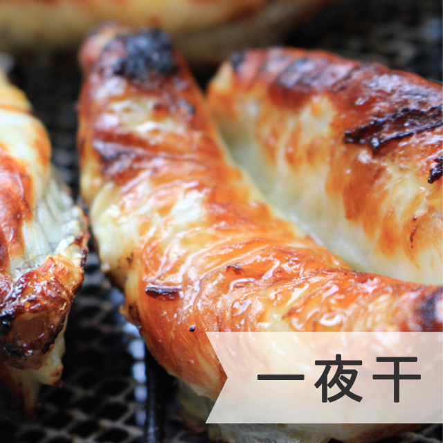 国産 天然真ふぐ一夜干500g（中骨あり）／下関工場直送、株式会社魚重