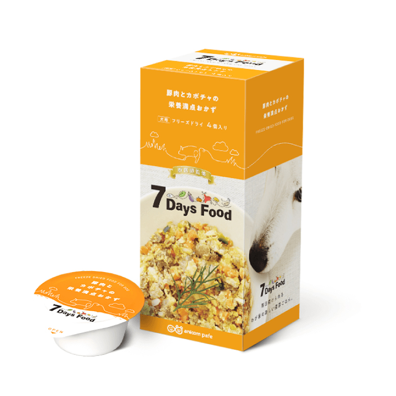 7Days Food Freeze Dry セブンデイズ フード フリーズドライ 豚肉とカボチャの栄養満点おかず