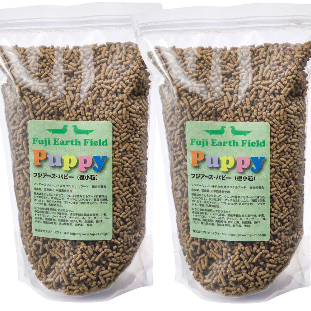 【定期便 2袋セット】フジアース・パピー 2kg／送料無料／ポイント3倍