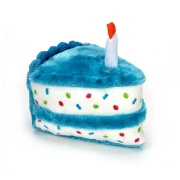 Nomnomz Squeaky Plush Birthday Cake / Blue