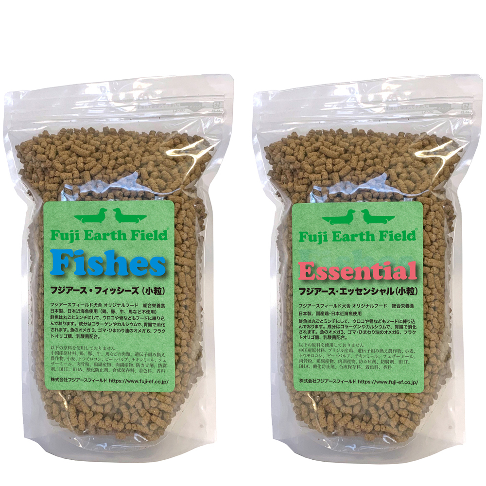 【定期便 2種セット】フジアース・フィッシーズ 1kg　フジアース・エッセンシャル 1kg／ポイント3倍