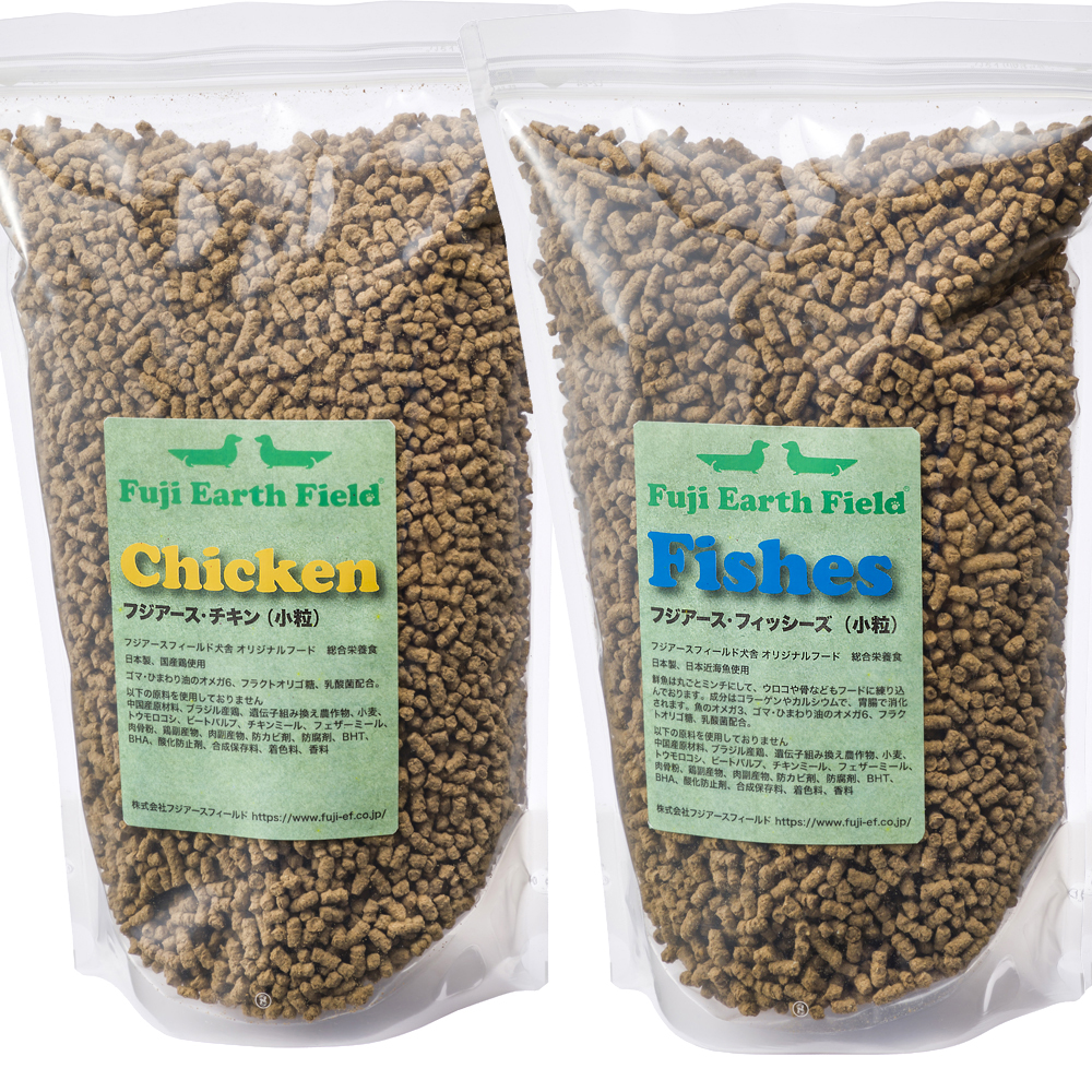 【定期便 2種セット】フジアース・チキン 2kg　フジアース・フィッシーズ 2kg／ポイント3倍