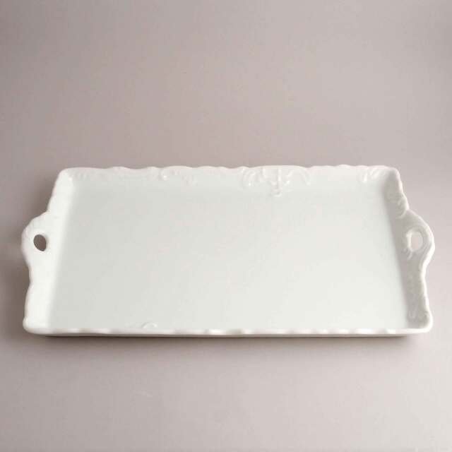 アラベスクトレー(絵付・白磁)