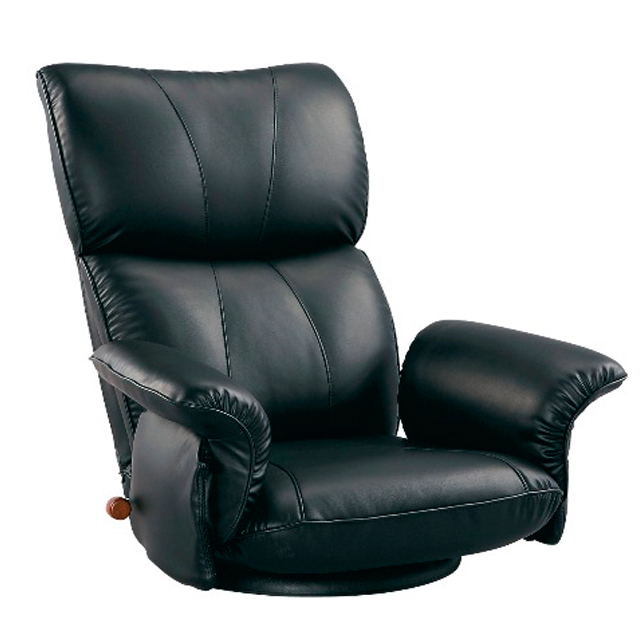 信頼の国産品。スーパーソフトレザー 座イス YS-1396HR
