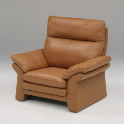 1人掛本革張ソファ “クラビエ” ハイバックでモダンなデザインが人気