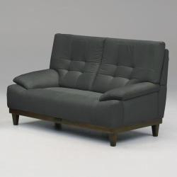 2人掛布張ソファ “クラーナ” ハイバックでモダンなデザインが人気