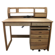 日向民芸学習デスク “DK2”   天然杢楠無垢　【数量限定！ご予約受付中】