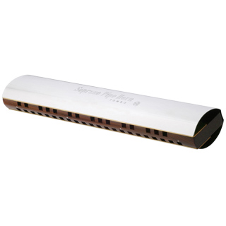 トンボ　ソプラノパイプホルンハーモニカNo.1190R（ローズウッド本体）