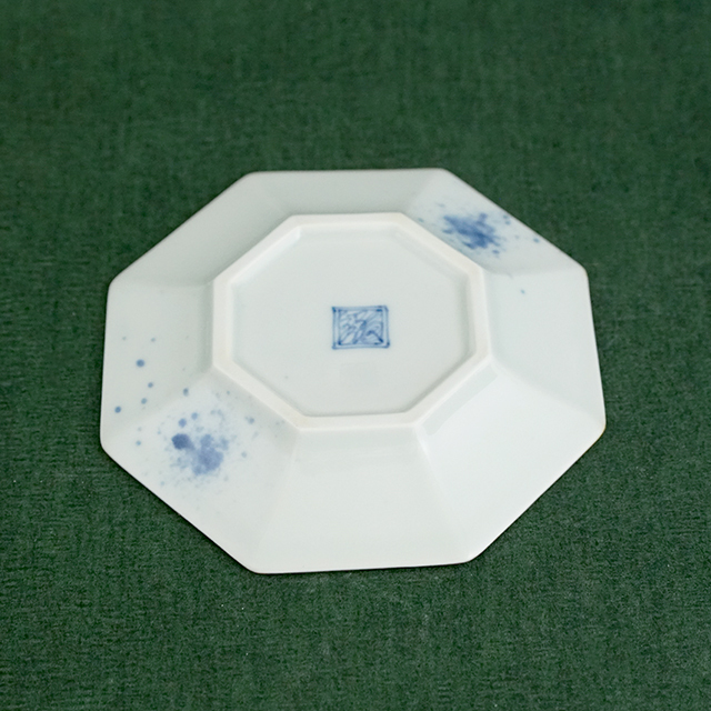 ごろく　染付　松竹梅文　八角鉢　大皿　直径約45cm　NR6383F 色絵松竹梅牡丹鳳凰文大皿 文化遺産オンライン