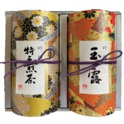 茶缶ギフト(金龍１００g＆たまがすみ100ｇ)2缶入り