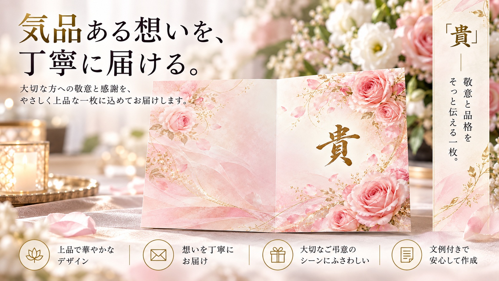 富士祭典の弔電「貴」