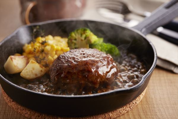 【岩国ファーム】やまぐち和牛 燦　100%生ハンバーグ(150g×4個)