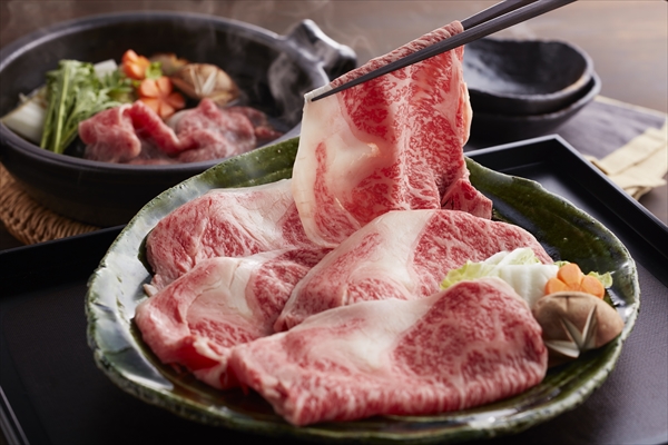 【松尾勝馬牧場】伊萬里牛ローススライスすき焼き（300g）