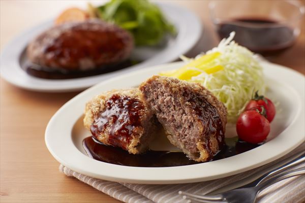 【帝神志方ミート】神戸ビーフ　ミンチカツ&ハンバーグ（各3個）