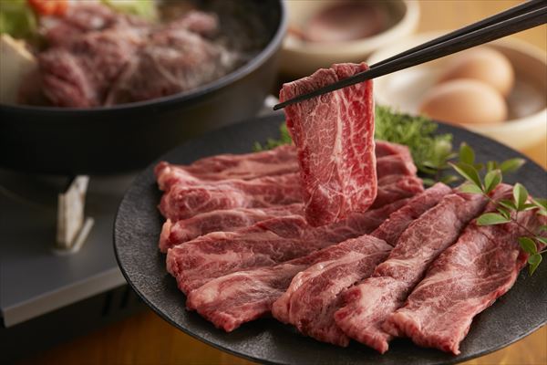 【里山牧場】里山牛　すき焼用肩ロース（200g×2）