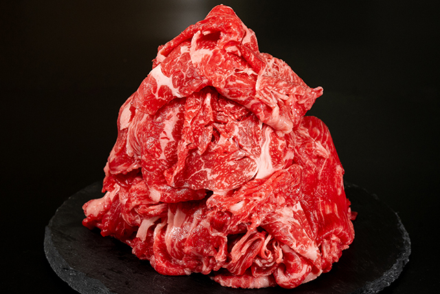 お試しセット】やまぐち和牛 燦 切り落とし特盛 厳選肉専門店 ふじ匠