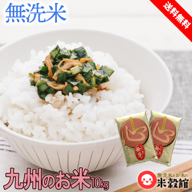 【令和7年産】無洗米「心」（こころ）10kg(5kg×2)【九州産】