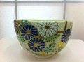 茶道具　抹茶茶碗 　(織部)　藤原 一門 Amazon.co.jp: 茶道具 抹茶茶碗 織部 藤原 一門 : おもちゃ