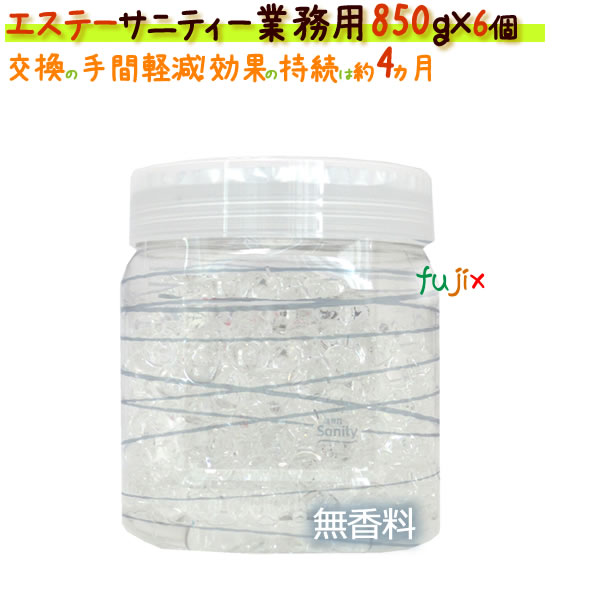 サニティ―業務用850ｇ 無香料 室内用 6個/ケース  エステー