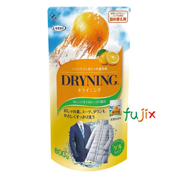 ドライマーク衣類 ドライニング　ゲルタイプ 詰め替え用 800g×12個／ケース 中性洗剤
