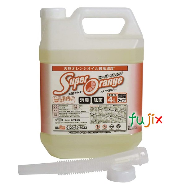 マルチクリーナー スーパーオレンジ　消臭・除菌泡タイプ 業務用 4L×3個／ケース 洗剤 油汚れ キッチン 換気扇 掃除