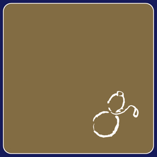 フジ紙コースター　ひょうたん角