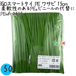 PEWA-0415 スマートタイ ポリタイ ワサビ色 4mm×15 cm IGO アイジーオー