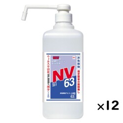 アルコール製剤 セハノールSS-1  NV63 1L×12本／ケース シャワーポンプ付 日本製