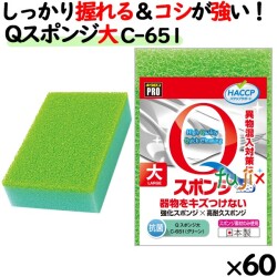 C-651 キクロンプロ Qスポンジ 大 グリーン 