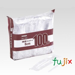 商い用ミニスプーン8CM100P MS-100G 8ｃｍ