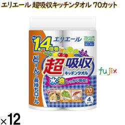 21002016 エリエール 超吸収キッチンタオル（70カット）