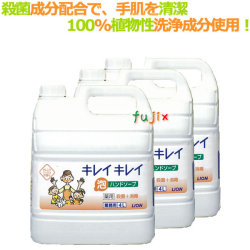 キレイキレイ　泡ハンドソープ　4L　フルーツミックス