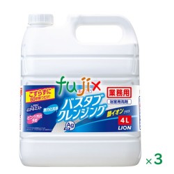 ライオン バスタブクレンジング 銀イオンプラス　4L×3本／ケース　業務用（詰替用）浴槽洗剤