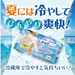 ボディーシャワータオル CooL 32枚 【A-BD-0200-000】 UYEKI（ウエキ）　32枚　防災用品　ドライシャンプー　水が要らない　ボディシート