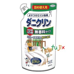 ダニ対策スプレー ダニクリン　無香料タイプ 詰め替え用 230ｍL×24個／ケース 日本アトピー協会推薦品 防虫 駆除 忌避 退治