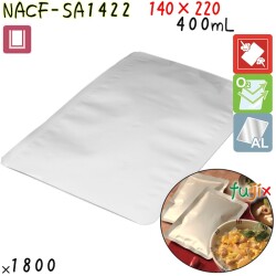 NACF-SA1422 三方シール袋 140×220mm 1800枚 食品OK ナイロンポリ  日本製 カウパック