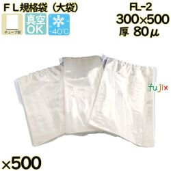 真空袋  ナイロンポリ袋  FL規格袋  FL-2 500枚／ケース中本アドバンストフィルム MICS化学
