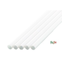 ジュース用ショート ストレートストロー 6mm×17cm 包装なし 白色 10000本（500本×20小箱）／ケース わらおstraw 408