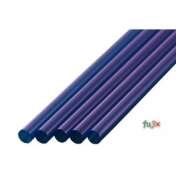 ジュース用 ストレートストロー 6mm×21cm 包装なし 青色 10000本（500本×20小箱）／ケース わらおstraw 503