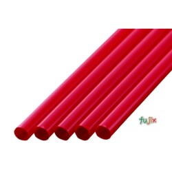 シェイク用 ストレートストロー 7mm×21cm 包装なし 赤色 8000本（400本×20小箱）／ケース わらおstraw 564