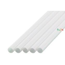 シェイク用 ストレートストロー 7mm×21cm 包装なし 白色 8000本（400本×20小箱）／ケース わらおstraw 569