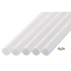 シェイク用 ストレートストロー 9mm×21cm 包装なし 透明 4800本（240本×20小箱）／ケース わらおstraw 588