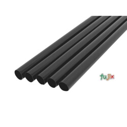 シェイク用 ストレートストロー 8mm×21cm 包装なし 黒色 6000本（300本×20小箱）／ケース わらおstrawバイオマス25 B577