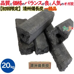 清州備長炭 オガ炭 20kg（10kg×2箱） 成形炭 おが炭 オガ備長炭 防災用 燃料 火鉢 BBQ   飲食店 焼肉 業務用