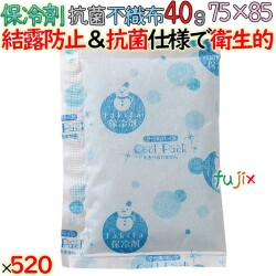 保冷剤 業務用 結露防止 40g FC40 520個／ケース 抗菌不織布 4573233841024 YAMA-HOR0010 滝田製氷